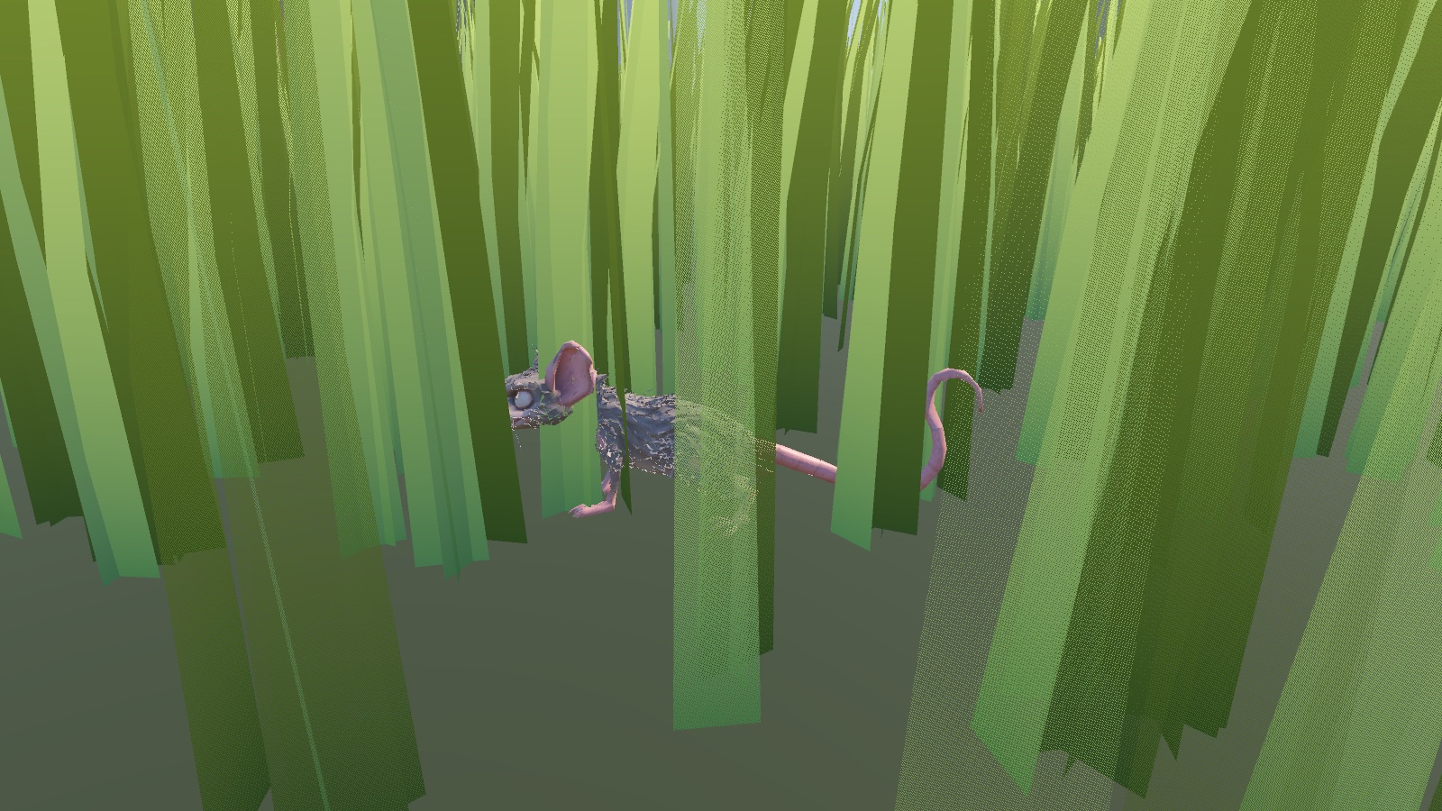 A rat in the grass